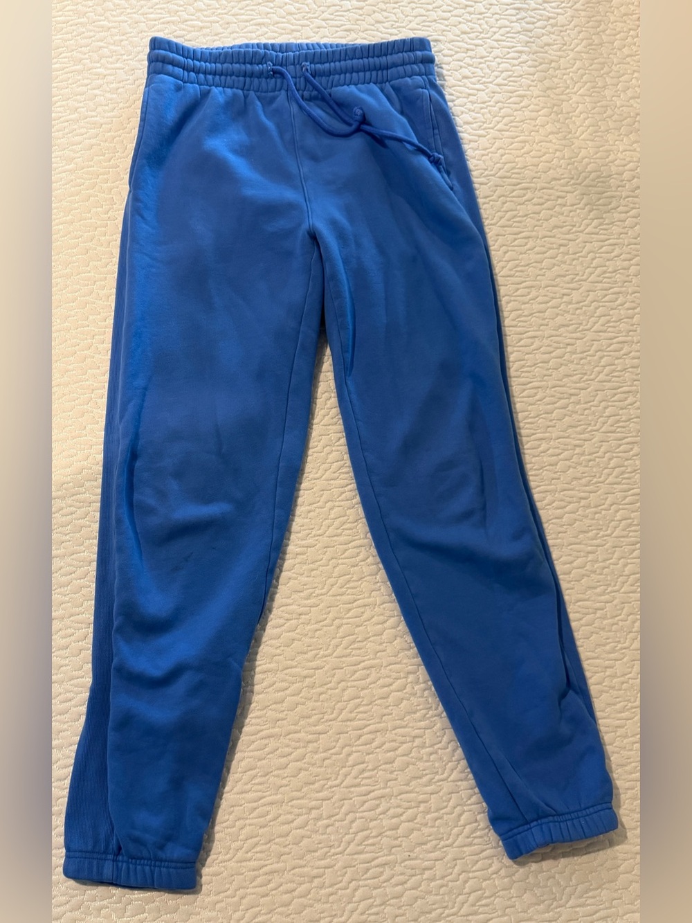 TNA Aritizia Cozy Fleece Boyfriend Sweatpants Periwinkle Blue - Sz Sm
